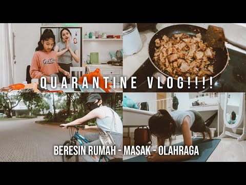 QUARANTINE VLOG SEHARIAN #DIRUMAH AJA TURUN 3kg?!!