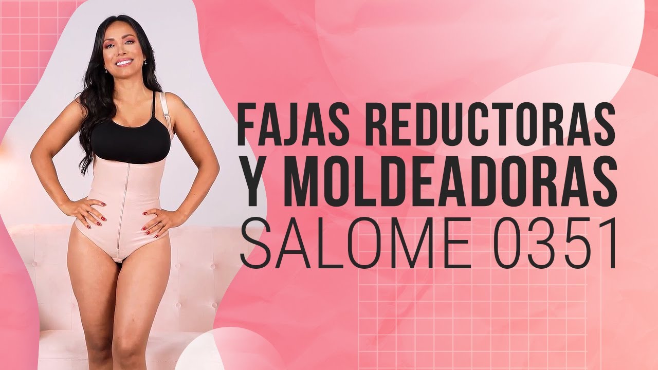 Fajas colombianas reductoras y moldeadoras para mujer Salome 0351 