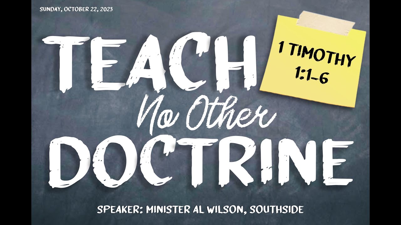 Teach no other doctrine youtube