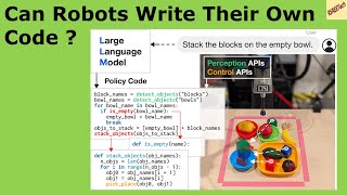 Can Robots Write Their Own Code ? Google Research Code as Policies