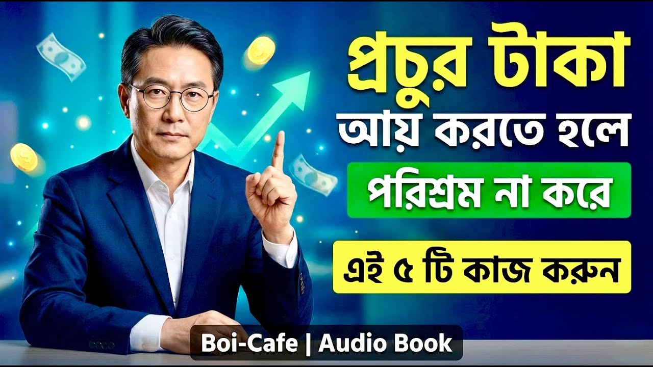 প্রচুর টাকা আয় করতে চান? পরিশ্রম নয়, এই ৫টি কাজ করুন! | Rich Dad Poor Dad | Money Secrets