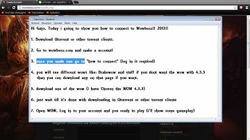 How to connect to Wowbeez 4.3.3 - Tutorial 2013 [HD]
