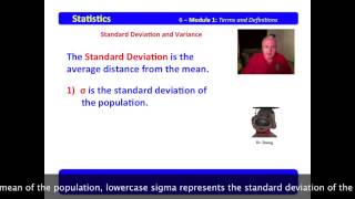 6 Statistics Module 1 Standard Deviation