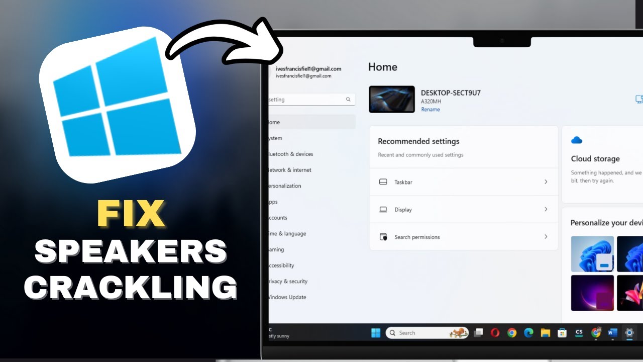 How To Fix Laptop Speakers Crackling in SECONDS!
