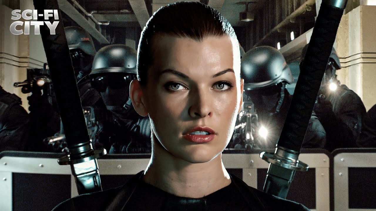 Alice and Her Clones Invade Umbrella HQ | Resident Evil: Afterlife (Milla Jovovich)