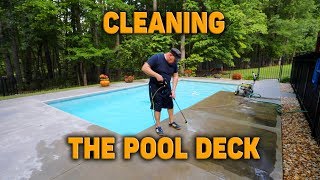 CLEANING THE POOL DECK. screenshot 5