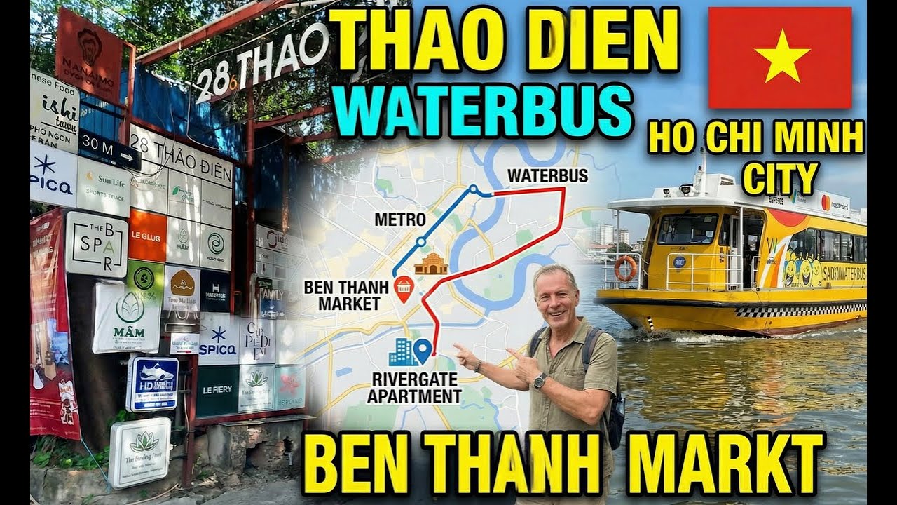 Saigon NEU erleben: Mit dem Waterbus nach Thao Dien & Metro zum Ben Thanh Markt! 🇻🇳