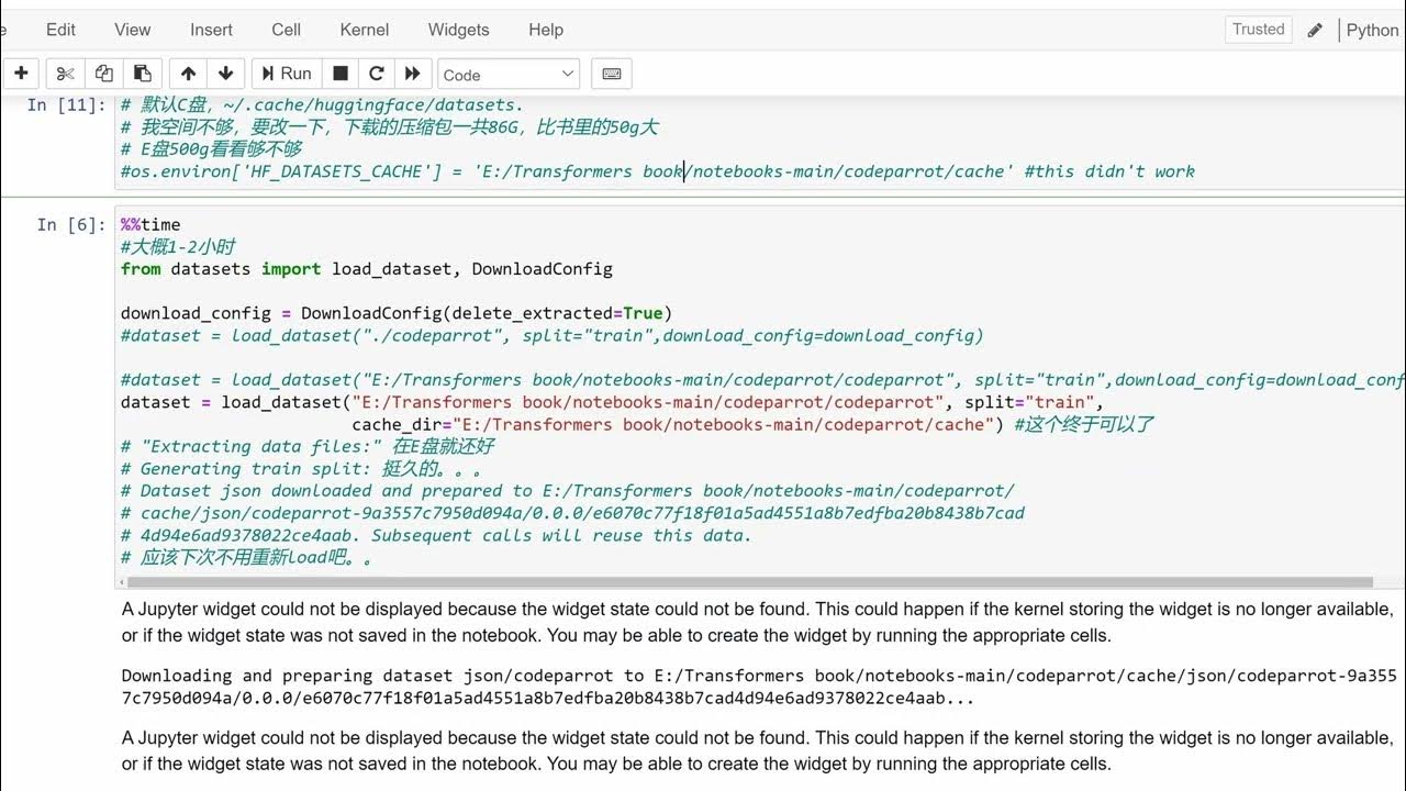 NLP with Transformers, ch10 e1, 从零开始训练Transformer, 数据集下载 YouTube