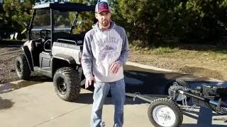 Tow Tuff trailer dolly for fish houses