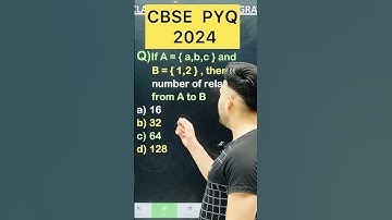 #cbse2024 #CBSE2025 #maths #cbsepyq2024 #relationsandfunctionsclass12  class12 #class12mathspaper