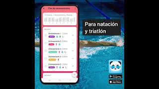 Swim Coach - Aplicación de entrenamiento para nadadores y triatletas screenshot 2