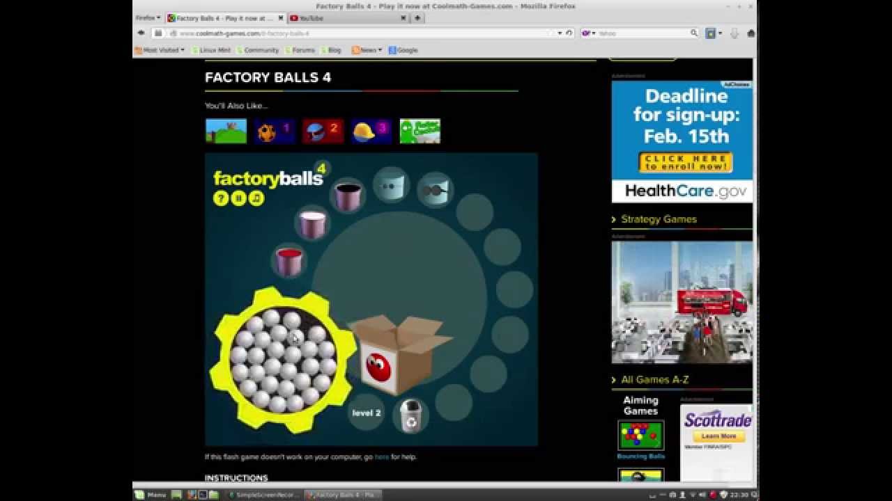 CoolMathGames "slurper" Factory Balls 4 YouTube
