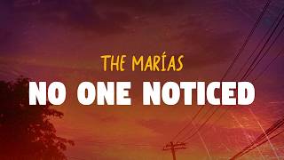 The Marías - No One Noticed (Extended English) 