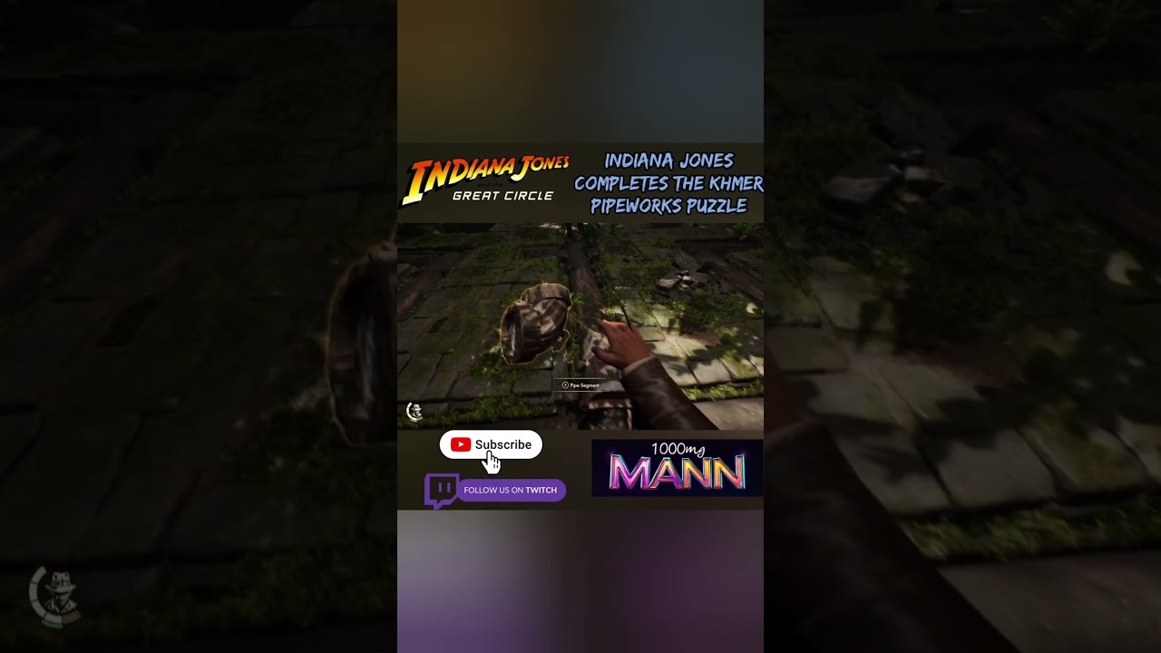 Indiana Jones Completes the KHMER Pipeworks Puzzle