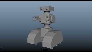 3D Robot Modeling Playblast
