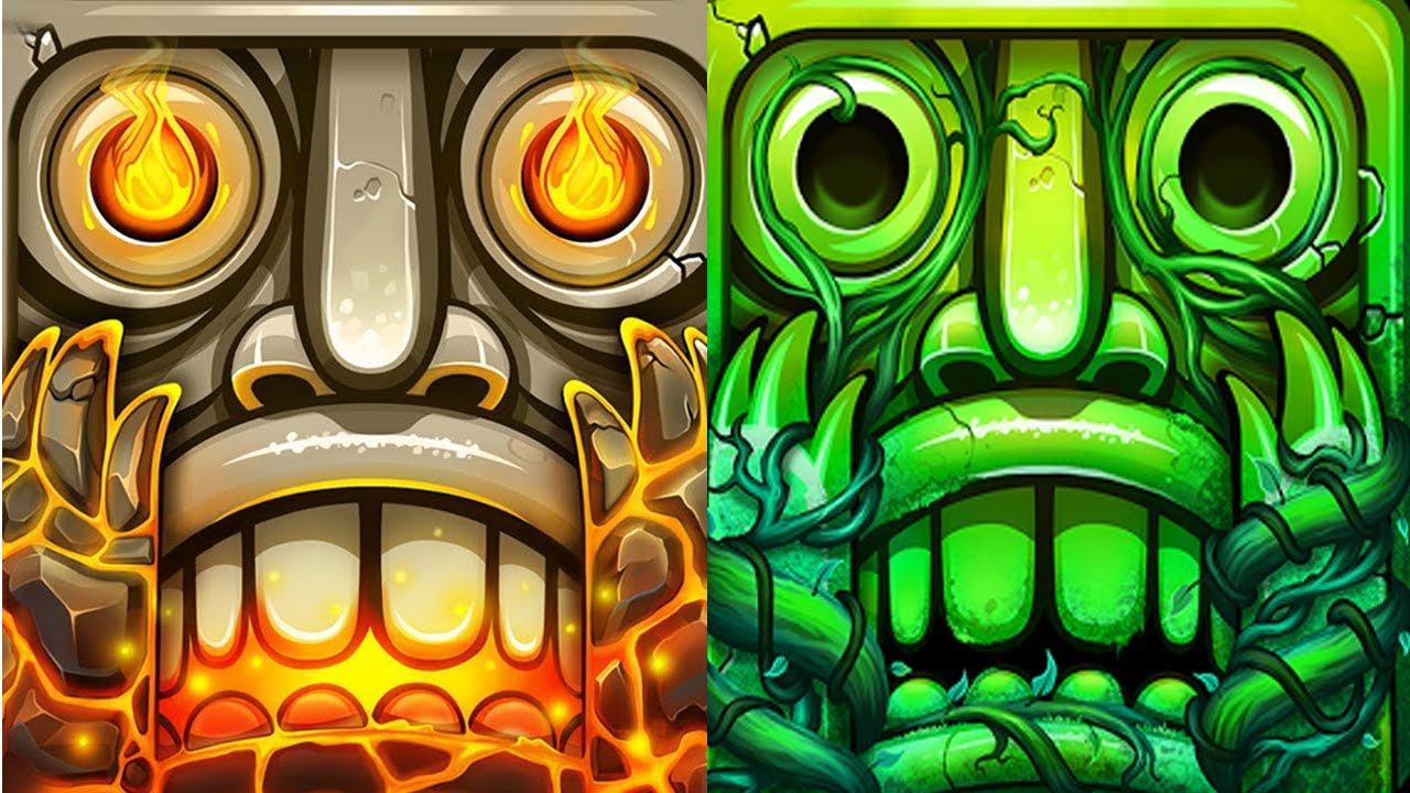 Temple Run 2 Volcano Island VS Lost Jungle Android iPad iOS Gameplay HD