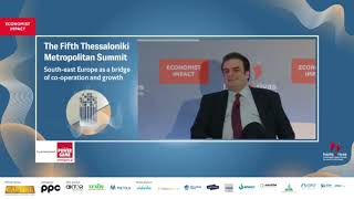 Kyriakos Pierrakakis The Fifth Thessaloniki Metropolitan Summit Economist Impact Power Game