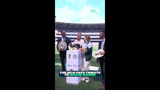 The MCG pays tribute to Shane Warne