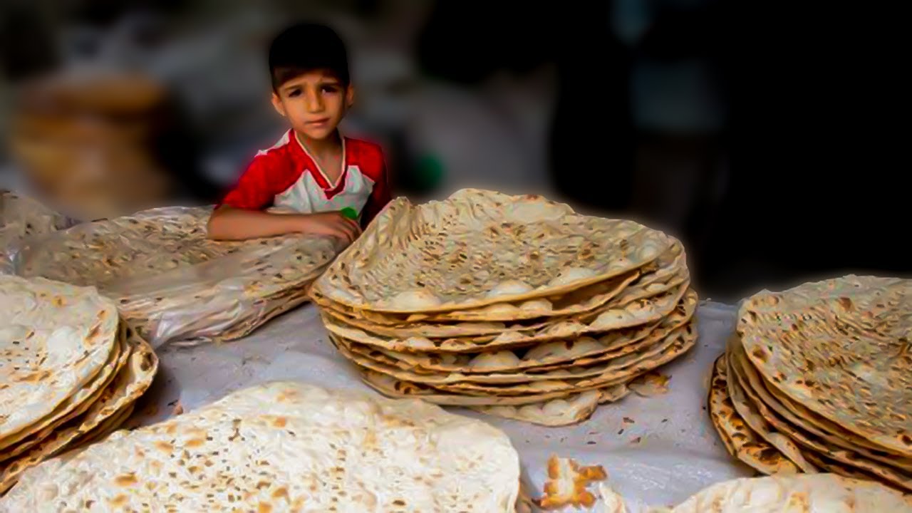 Baking traditional "TAFTOUN" bread ASMR | They called it "YOUFKA"