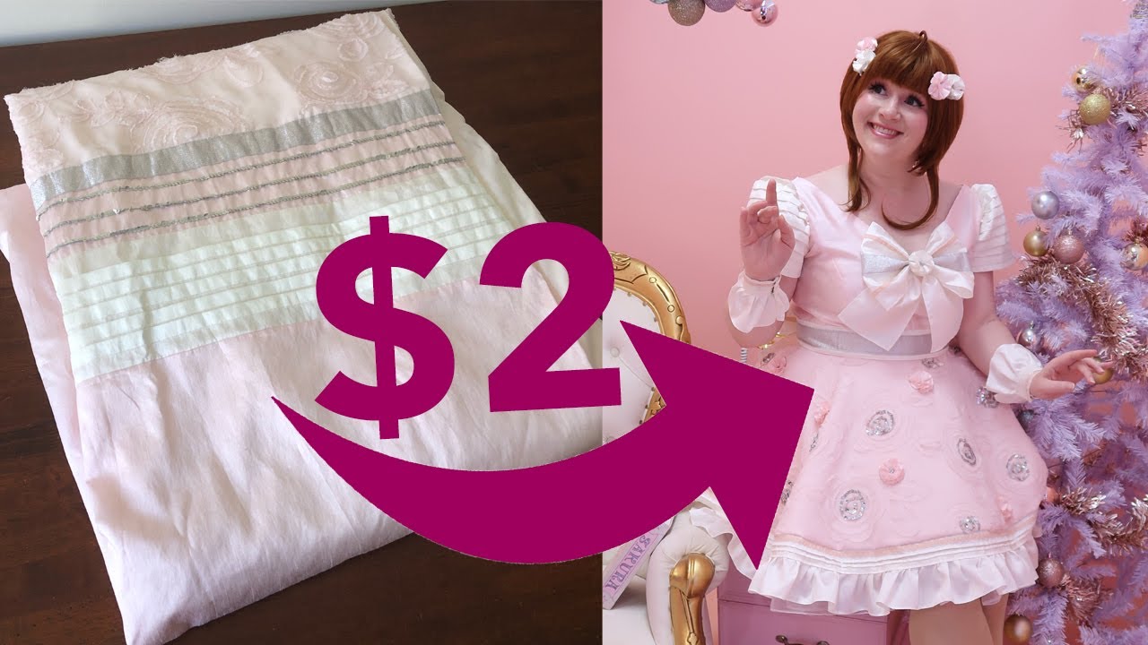 $2 Duvet Cover to Christmas Magical Girl Cosplay | Card Captor Sakura Costume Vlog