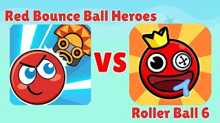 Red Bounce Ball Heroes vs Roller Ball 6 Gameplay screenshot 3