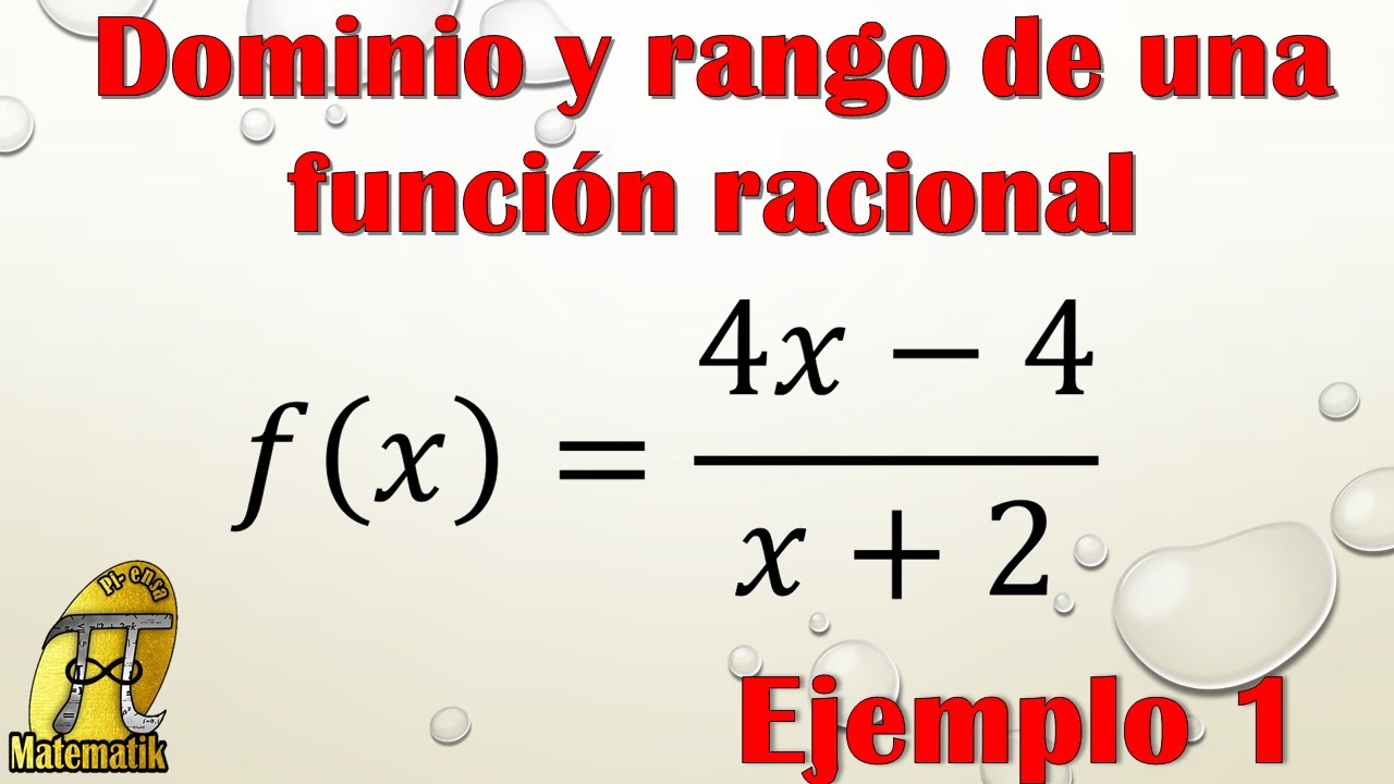 Calcular dominio de una función