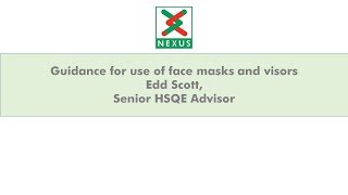 Coronavirus: Guidance for use of face masks and visors
