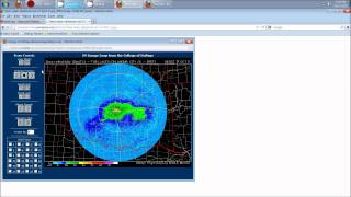 10/17/2011 -- Severe weather Central Oklahoma - Hail and Damaging winds = HAARP ring forecasted