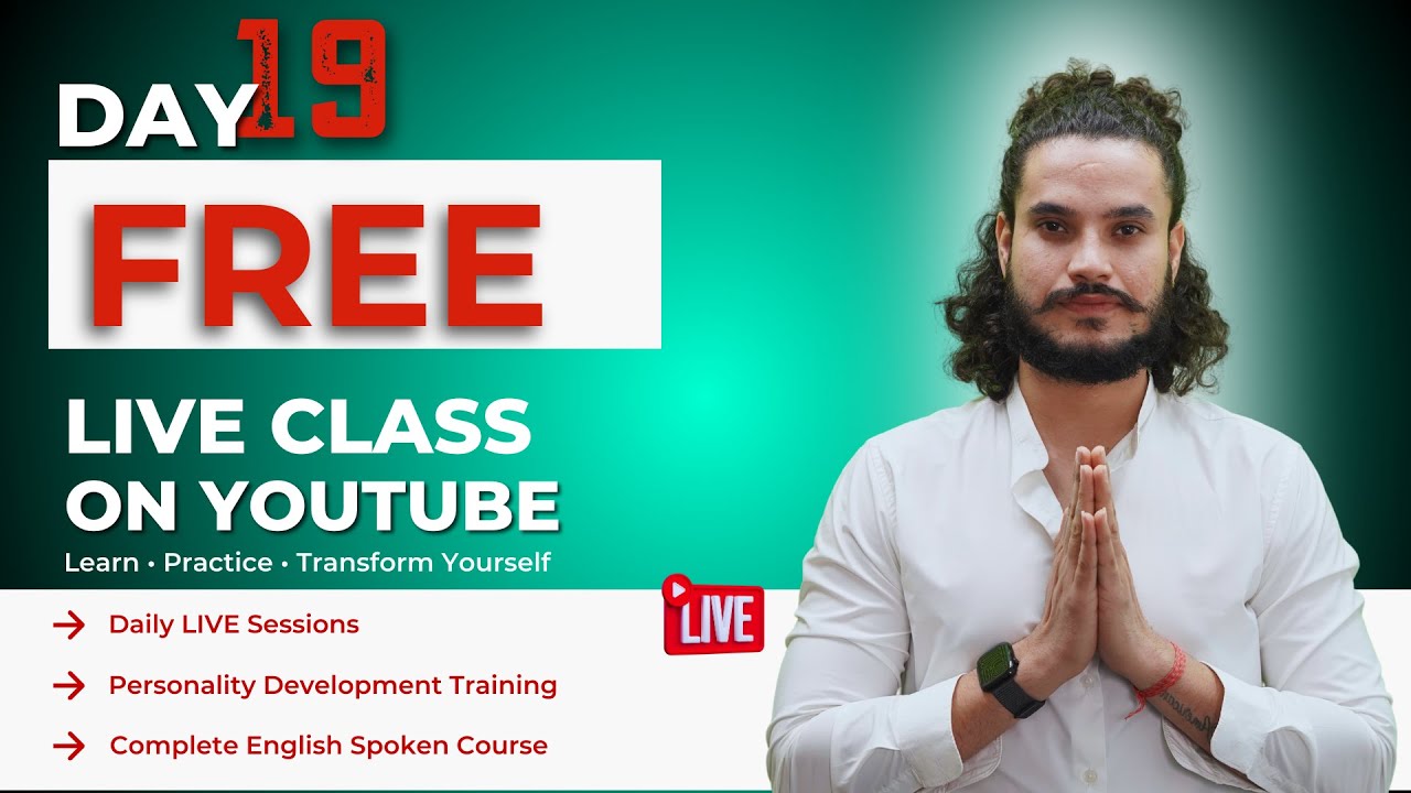 NEW YEAR | NEW ENGLISH CLASS | LIVE English Class | Speak English Confidently | Day 19
