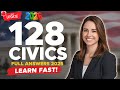USCIS Update | 128 Civics Questions and Answers (2025 version) For US Citizenship Test 2025 #n400