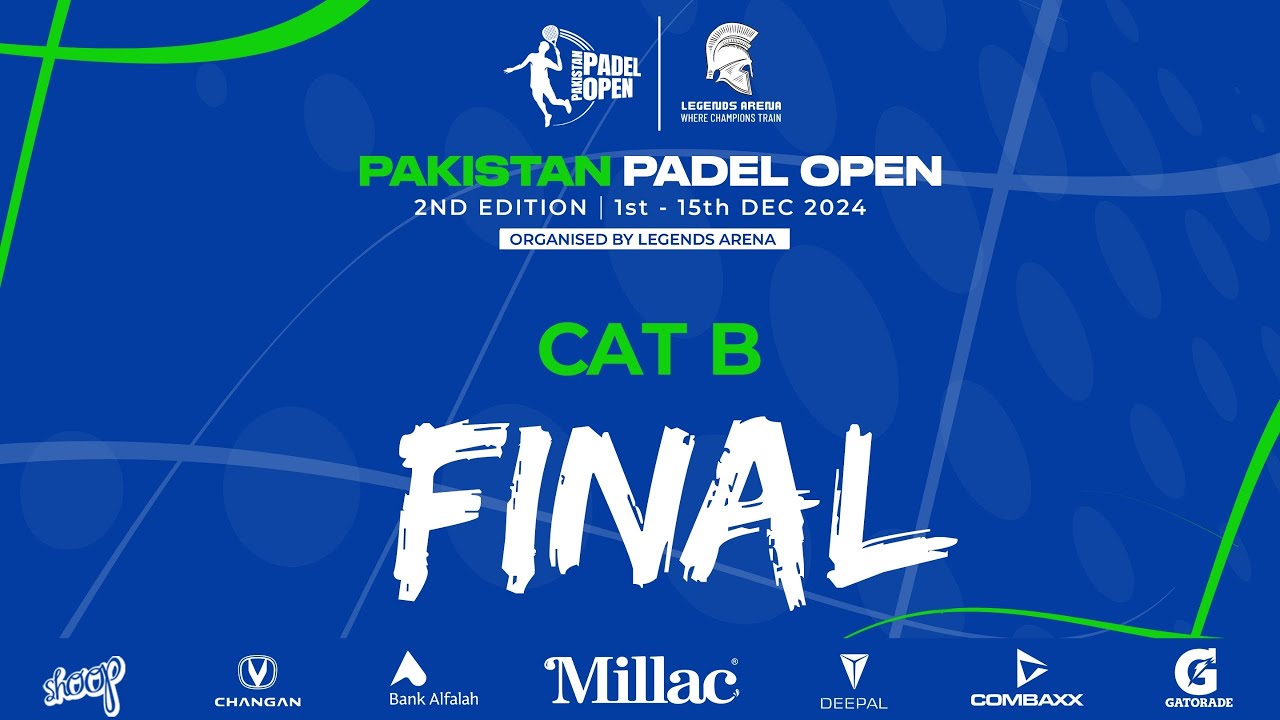 FINAL - CATEGORY B | PAKISTAN PADEL OPEN 2024