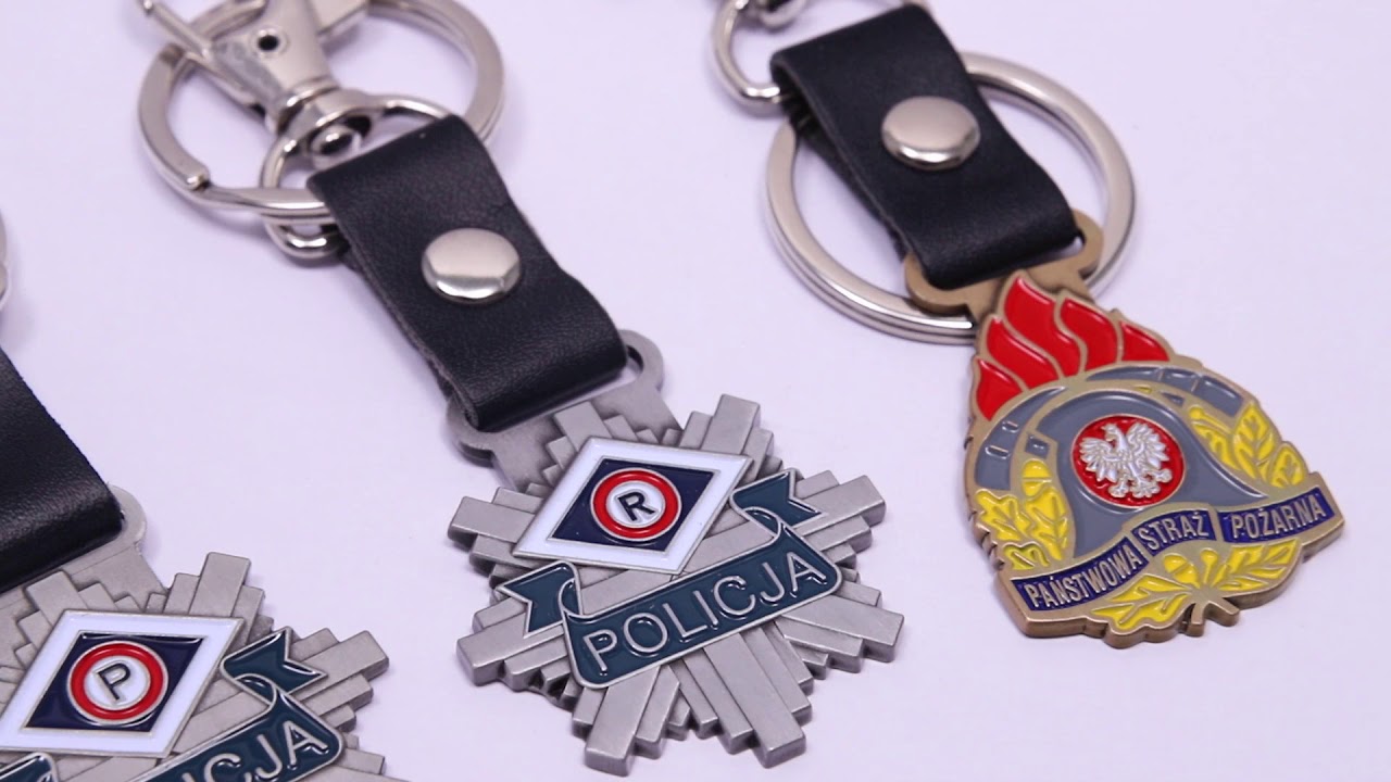 Police keychain souvenir sports activities brand whatever theme metal ...