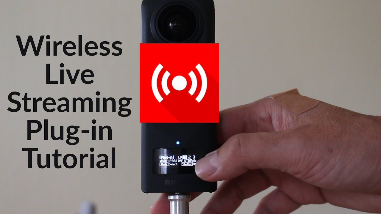 RICOH THETA Wireless Live Streaming 360 Video to YouTube Tutorial
