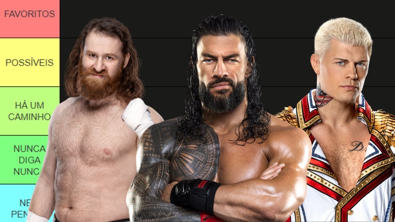 QUEM SÃO OS LUTADORES FAVORITOS PARA O WWE ROYAL RUMBLE 2026   (TIERLIST)