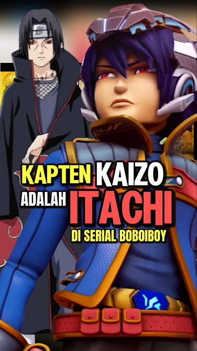 kapten kaizo mirip dengan Itacih🥷 #shorts #boboiboy