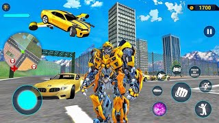 Flying Jet Robot Car Transform - Grand Robot Fight Android GamePlay I screenshot 4
