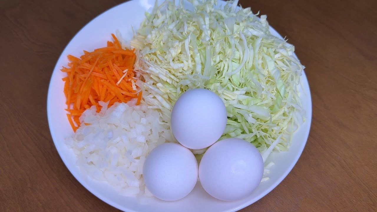 キャベツ、人参、卵だけで朝食完成！毎日食べたくなる簡単レシピ