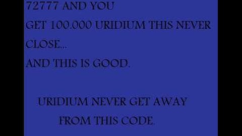 DARKORBIT hack 100,000 uridium