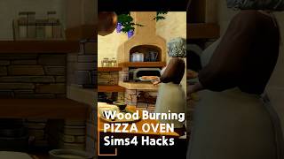 Sims4 Wood-Burning Pizza Oven Hack 🔥🍕