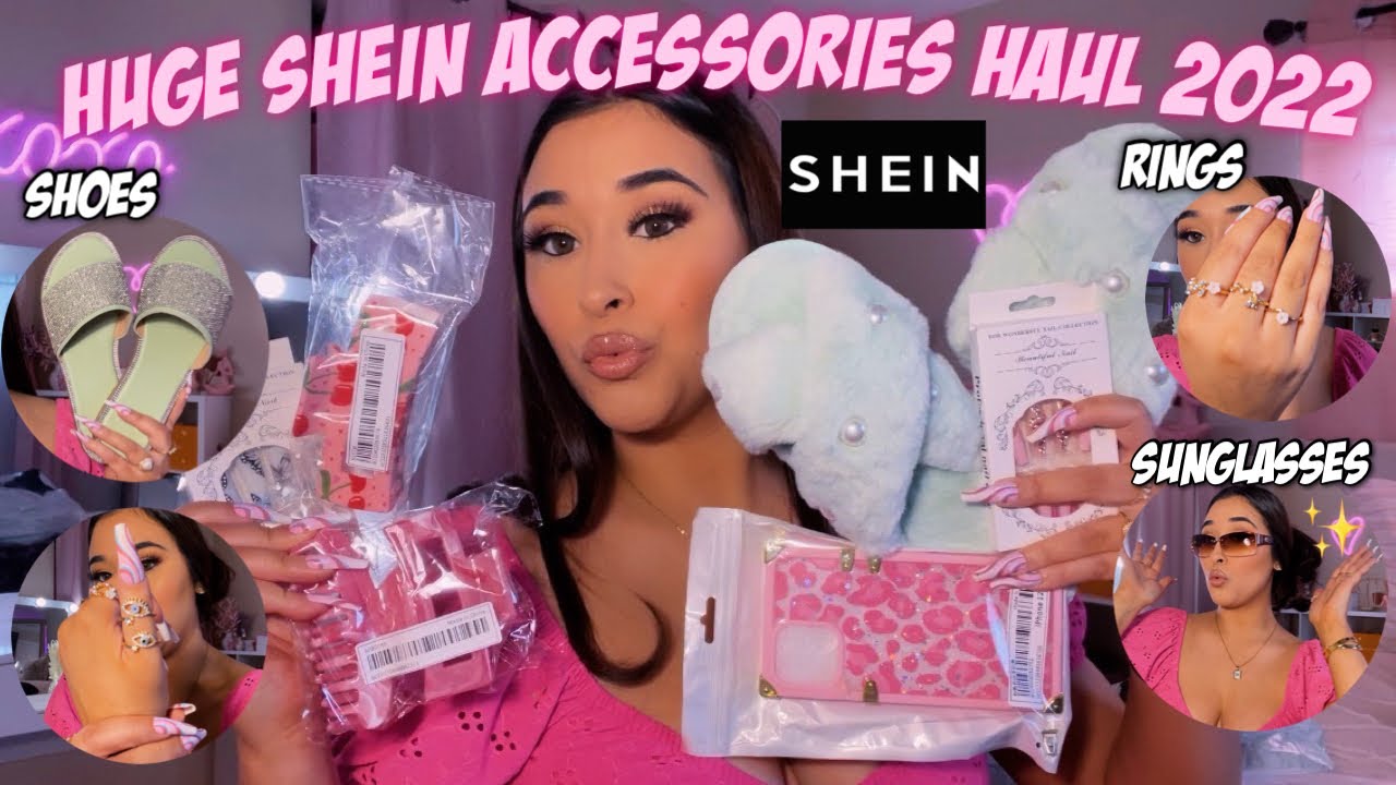 HUGE SHEIN ACCESSORIES HAUL 2022 | 30+ items (shoes, nails, phone cases, jewelry, decor & more!)