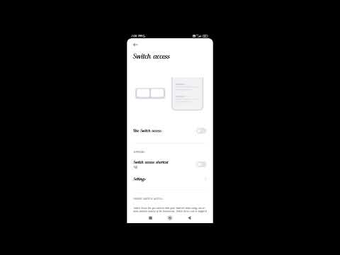 xiaomi 11 ultra set switch access/how to set switch access in Xiaomi 11 ultra