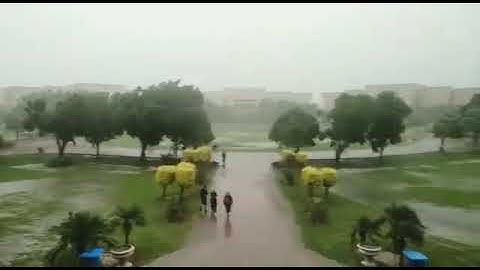 Again wonderful rain in uog hafiz hayat campus