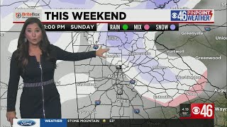 Snow, Rain, Ice, and Freezing Rain all possible this weekend