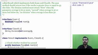 2.5 Java Result Processing System Using Multiple Interfaces and OOP