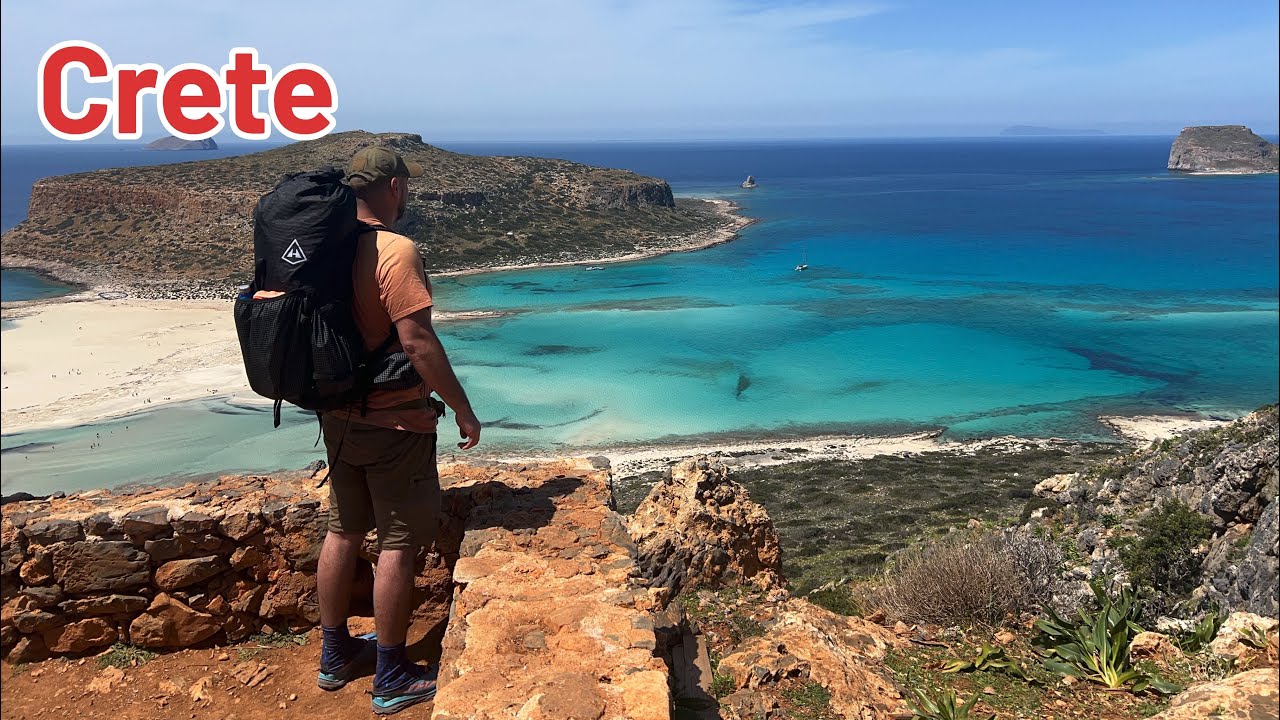 Kreta - Solo s batohom / E4 trail / Balos Lagoon / ep 01