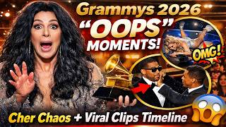 Grammys 2026 Oops Timeline Cher Chaos Censor Fail