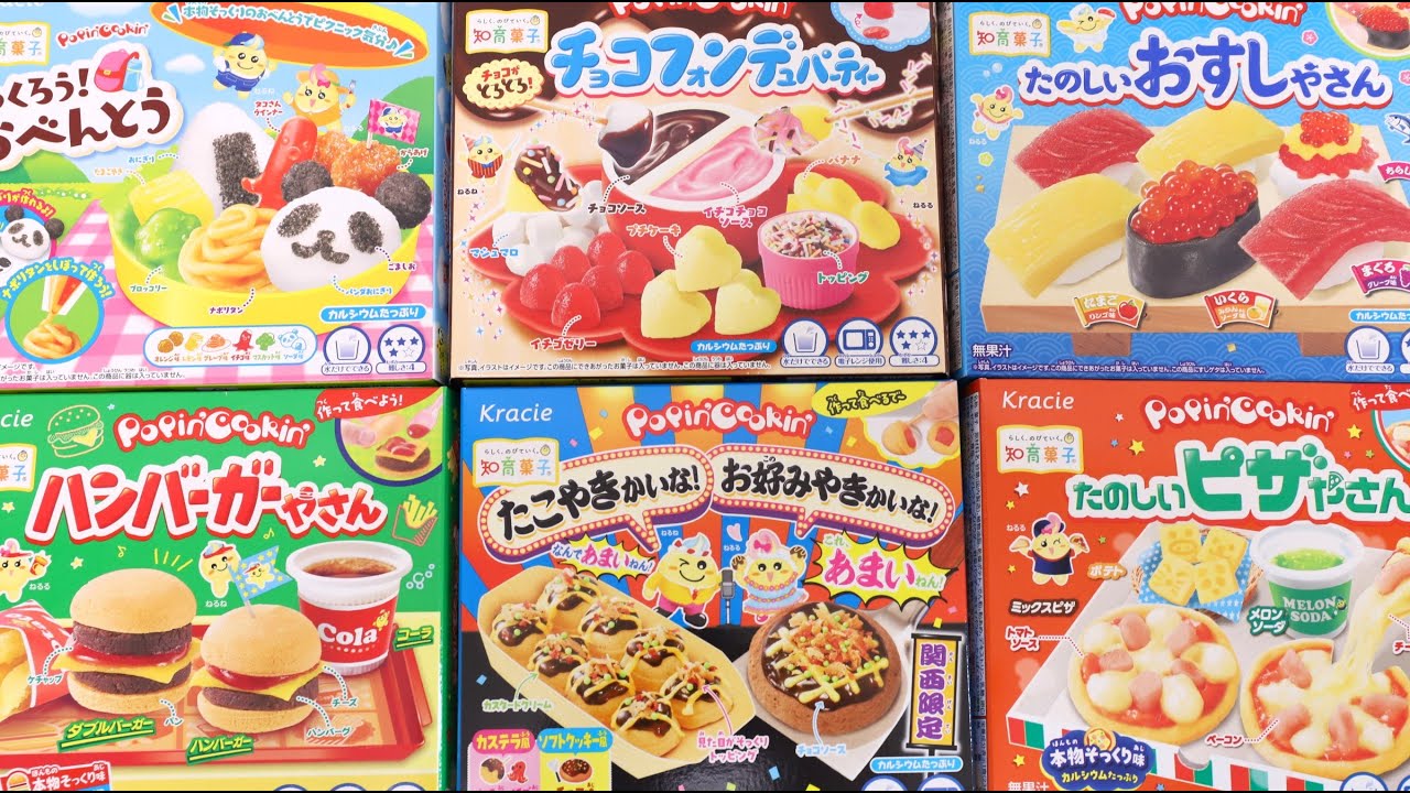 6 Popin Cookin Collection Interesting DIY Candy Japan Souvenir