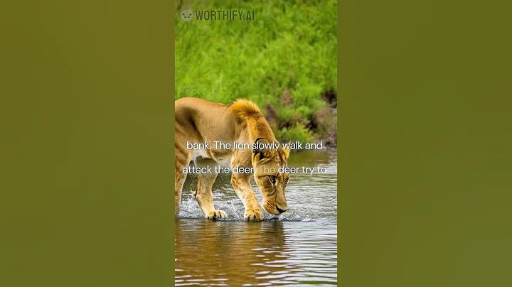 Lion hunting a deer moral English stories #ai #worthify.ai #stories