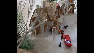Christmas Village Display Scenario Light up