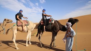 RIDING CAMELS THROUGH THE SAHARA | MOROCCO